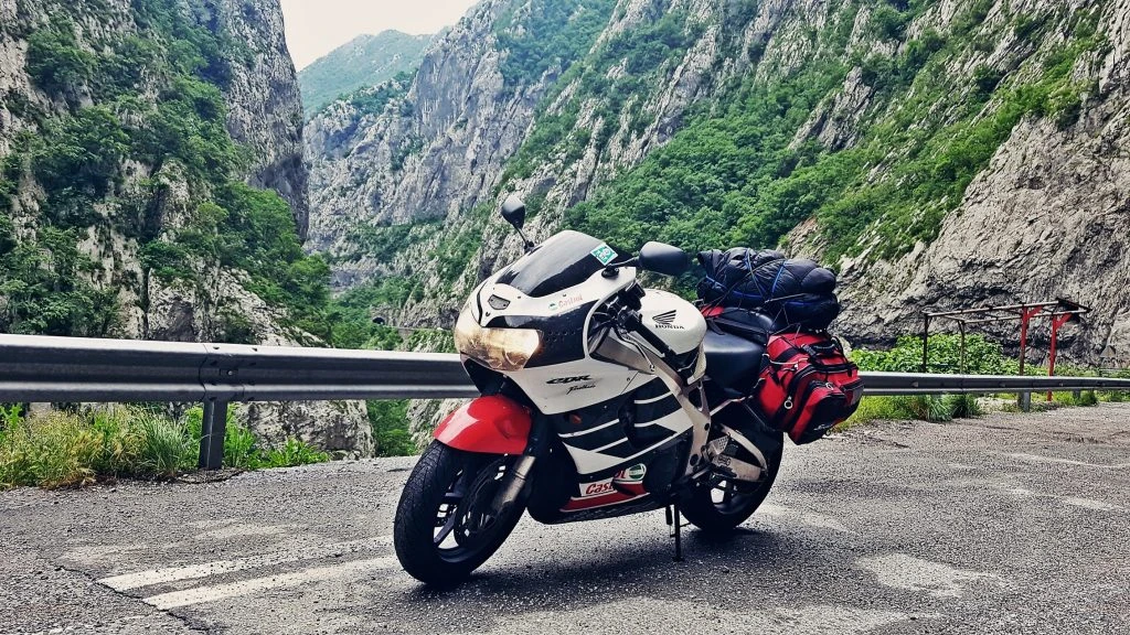 tara canyon montenegro motorcycle