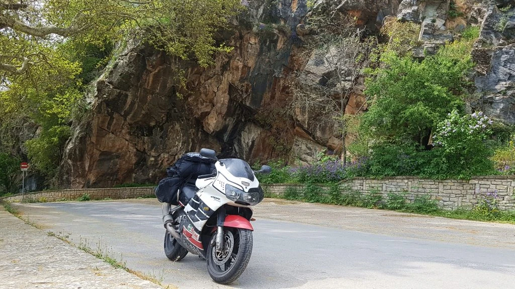 kastoria lake motorcycle